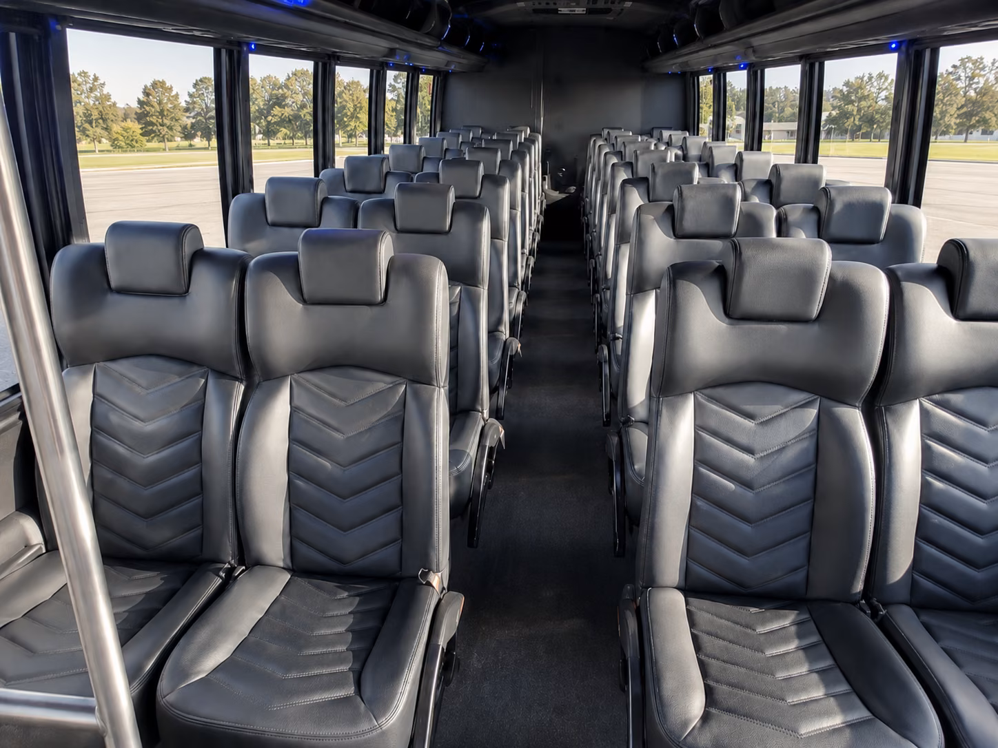 concord 15 passenger minibus inside
