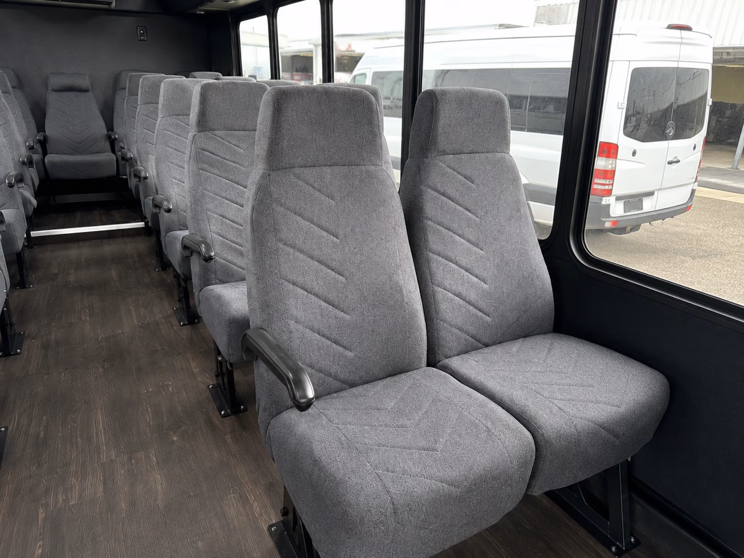concord 18 passenger minibus inside