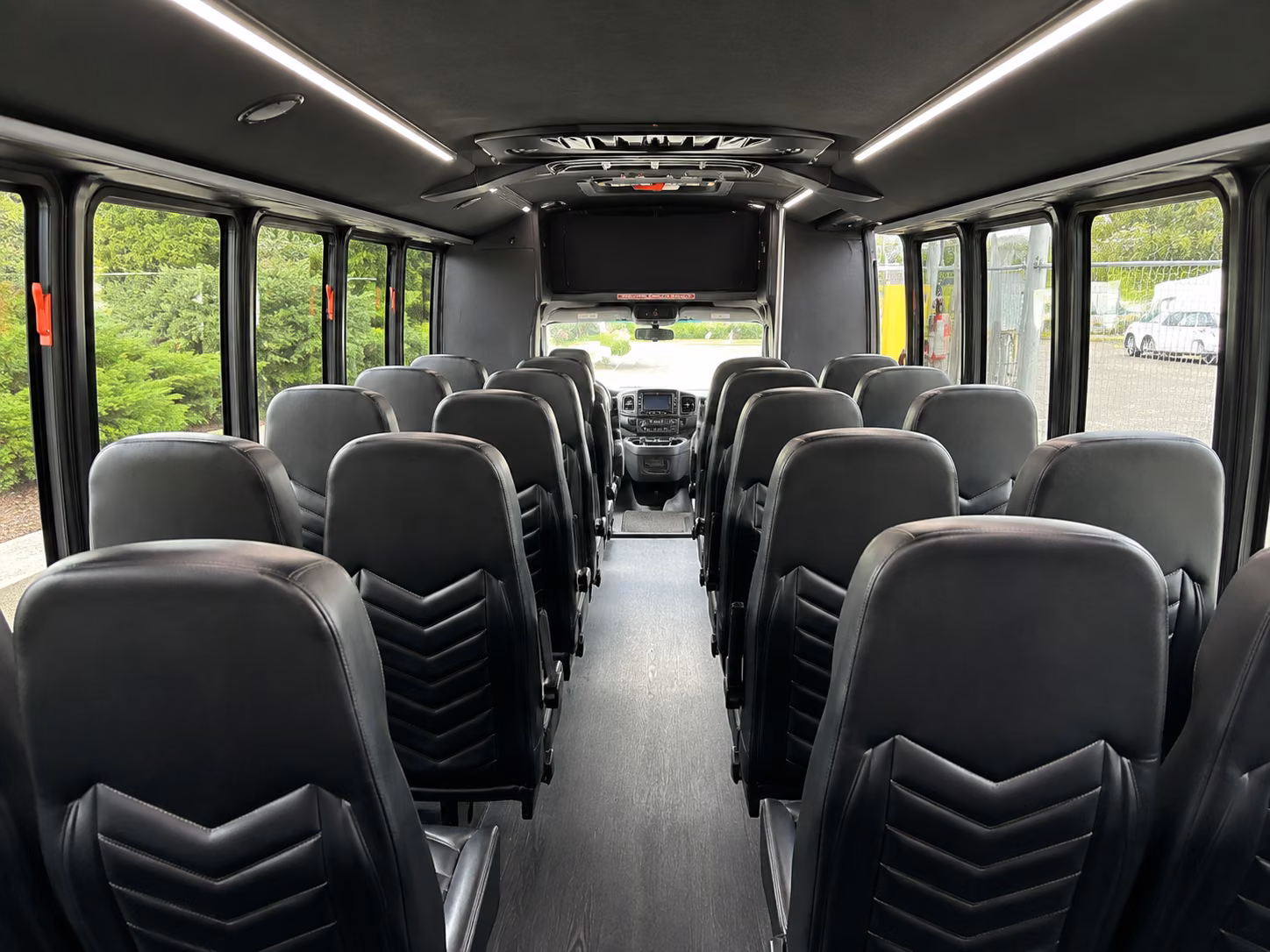 concord 18 passenger minibus interior