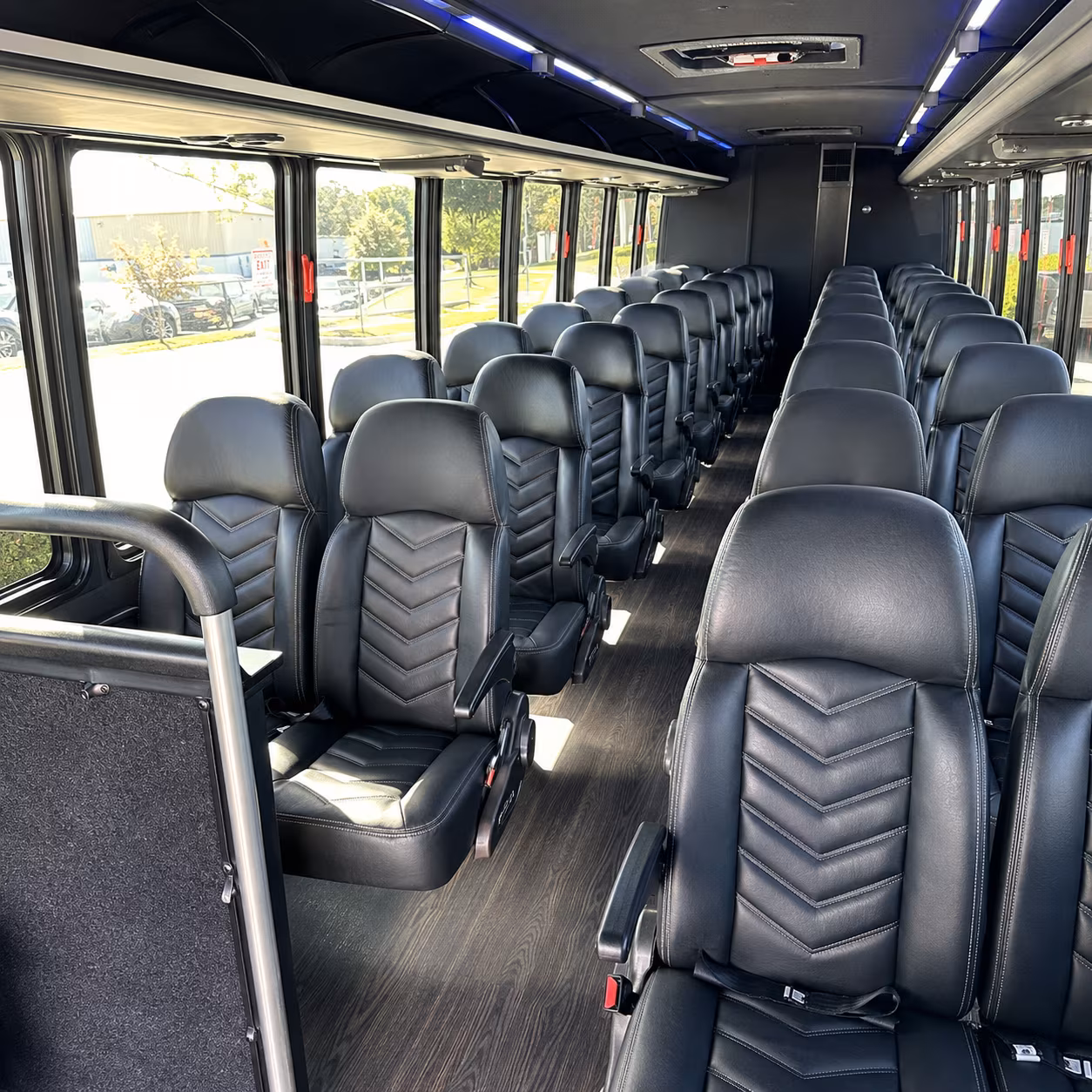 concord 25 passenger minibus inside