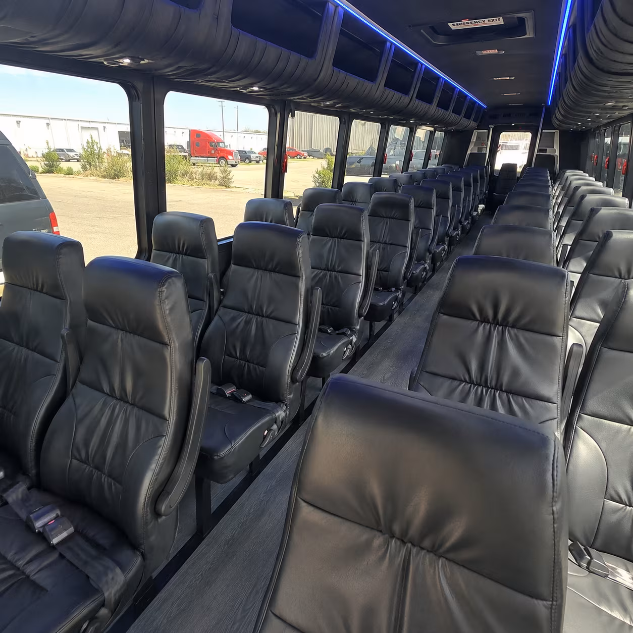 concord 25 passenger minibus interior
