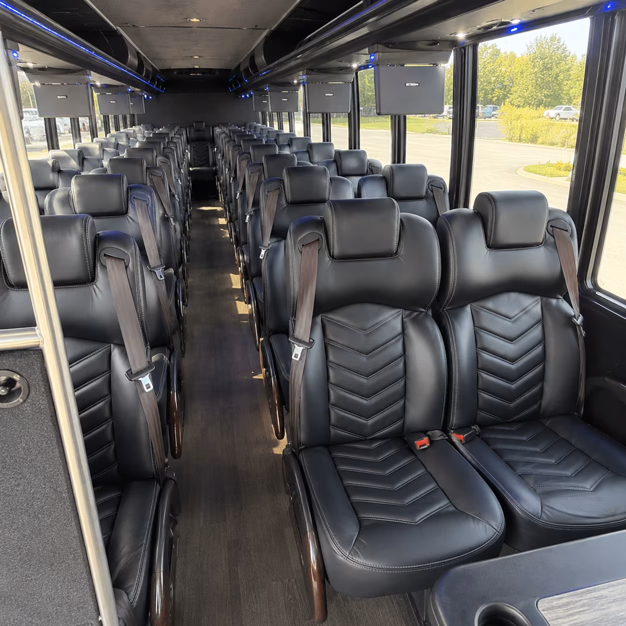 concord 28 passenger minibus inside