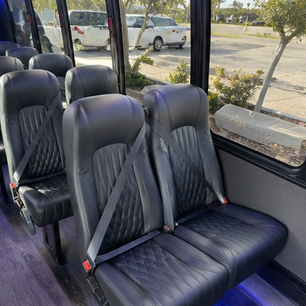 concord 35 passenger minibus interior