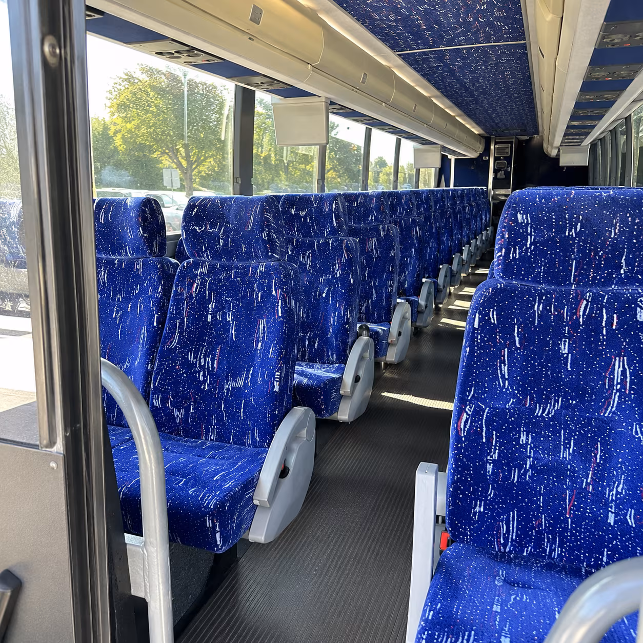 concord 56 passenger charter bus interior