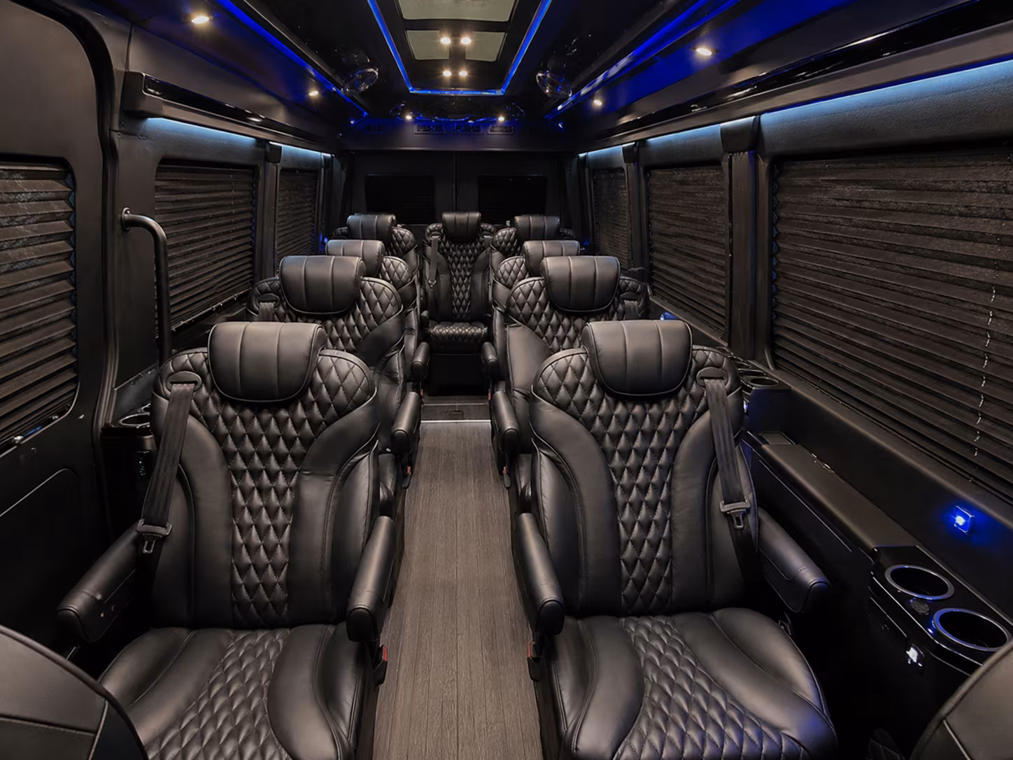 concord sprinter van with driver inside